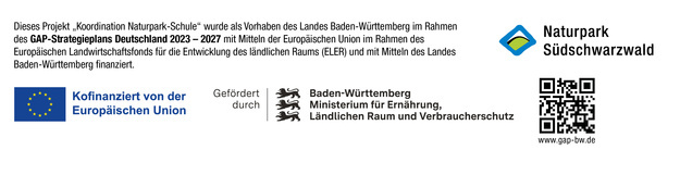 EU-Förderhinweis Koordination Naturpark-Schule EU-Förderhinweis Koordination Naturpark-Schule